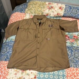 Drake. Brown button down. Mississippi State